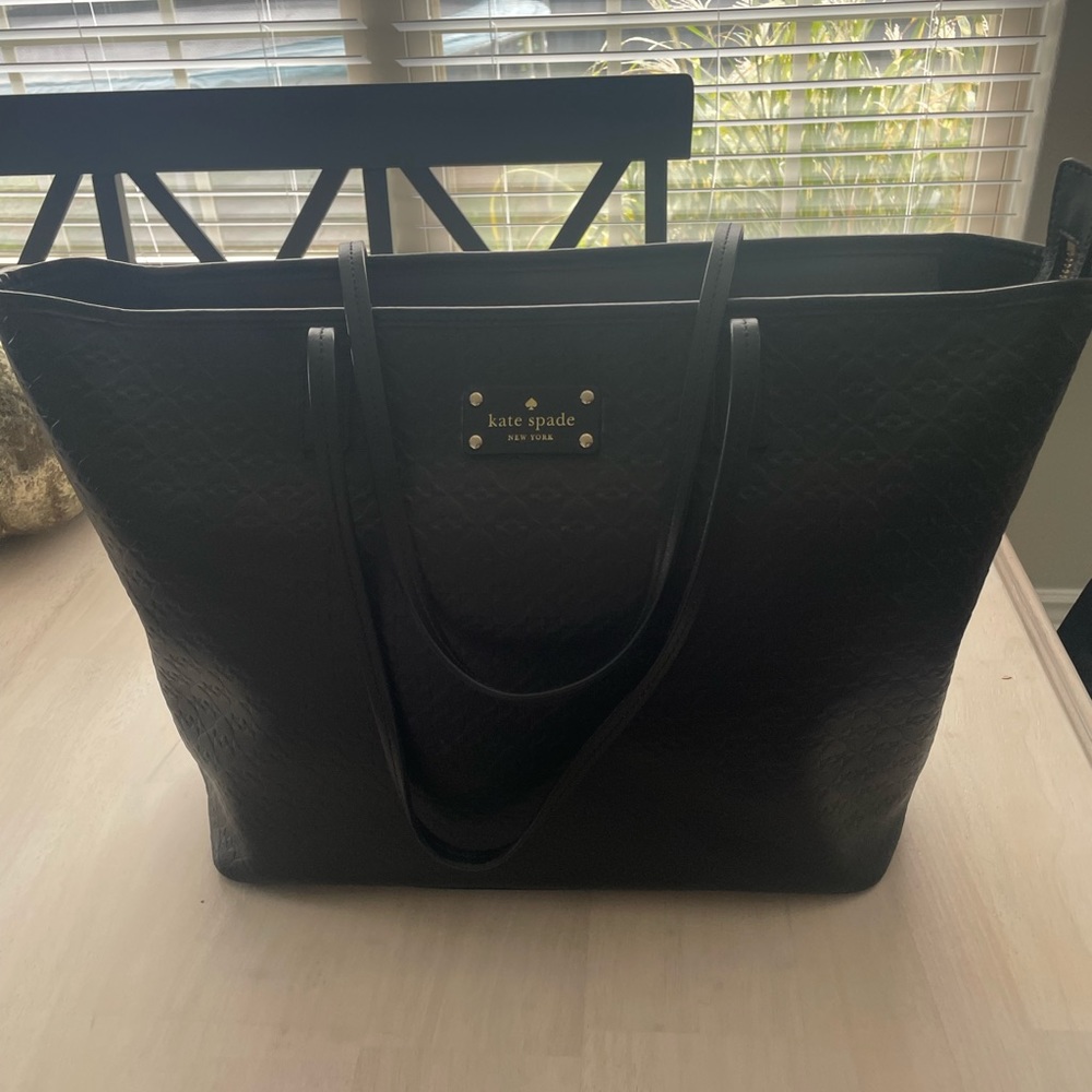 Kate Spade embossed leather tote